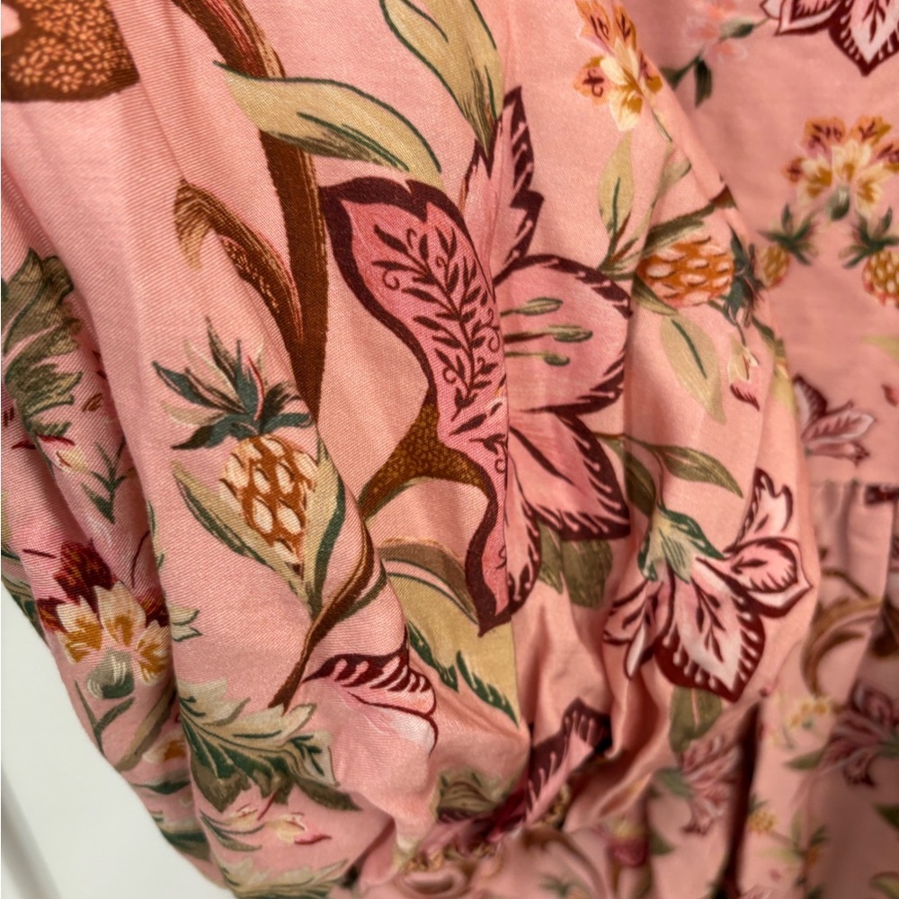 Farm Rio x Barbour Alice Floral Leopard Maxi Dress Size Medium - Picture 13 of 16